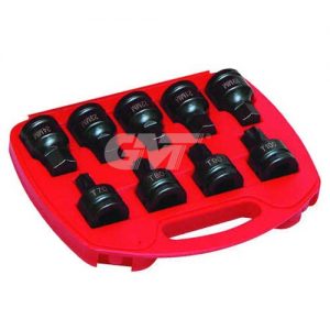 SQ. DRIVE HEXAGON & TX-STAR IMPACT BIT SOCKET SET