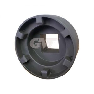 FREIGHTLINER/MERCEDES BENZ PINION NUT SOCKET (6 POINT DR. 1") UTILISE THIS SOCKET IN ORDER TO ACHIEVE THE CORRECT TORQUE SPECIFICATIONS OF THE PINION TORQUE SPEC FOR FRONT PINION - 701.7 NM TORQUE SPEC FOR REAR PINION - 852.7 NM APPLICABLE ON MERCEDES AND FREIGHTLINER PINION NUT OEM REFERENCE NO.: P0009905455 MERCEDES OEM REFERENCE NO.: 742589020700